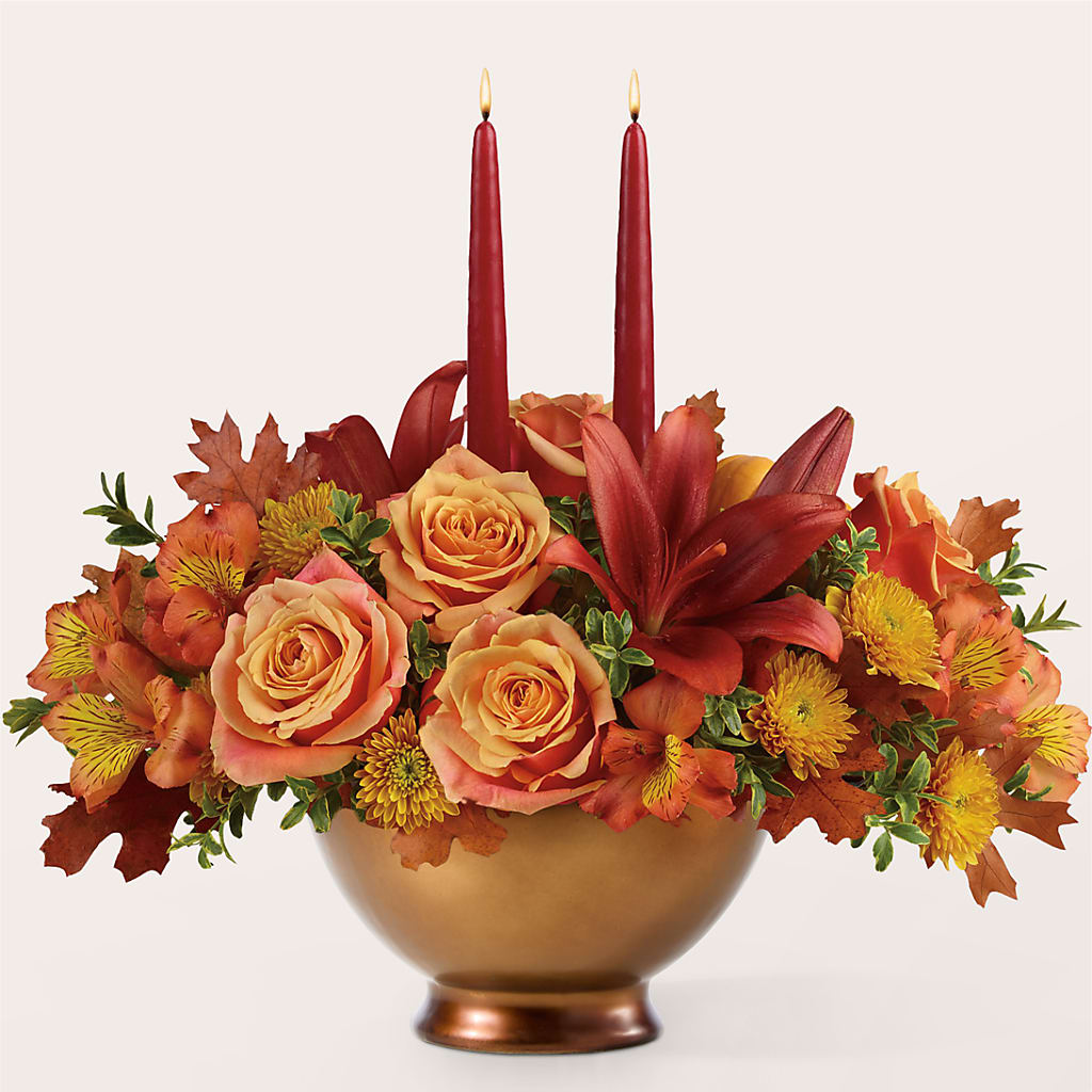 Harvest Table Centerpiece – FRIEND'S FLOWERS, Los Angeles CA