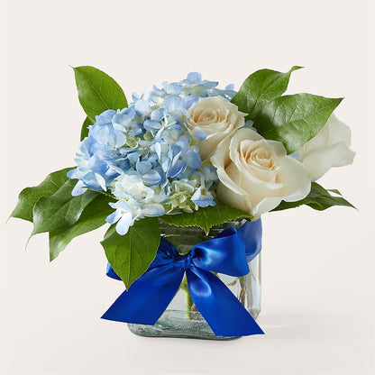 Sky Blue Delight Bouquet – FRIEND'S FLOWERS, Los Angeles CA