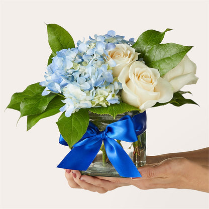 Sky Blue Delight Bouquet – FRIEND'S FLOWERS, Los Angeles CA