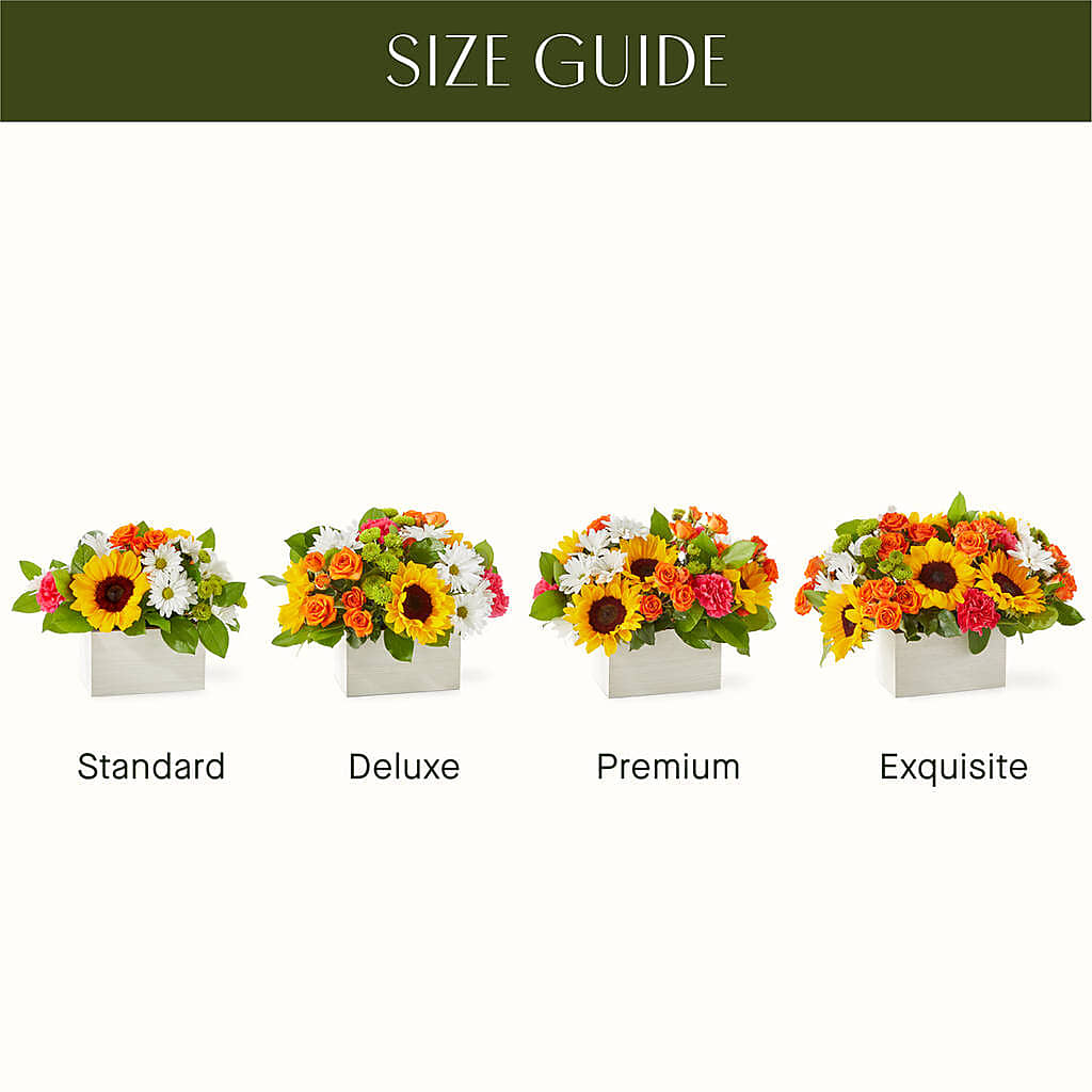 Sun-drenched Blooms Box Bouquet – FRIEND'S FLOWERS, Los Angeles CA