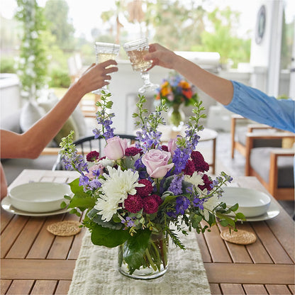 Violet Frost Bouquet – FRIEND'S FLOWERS, Los Angeles CA