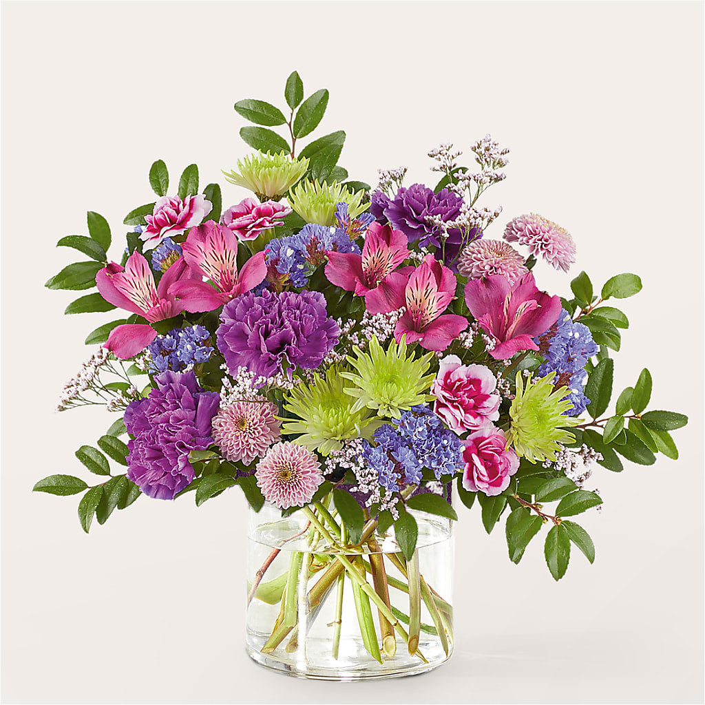 Glass Half Full Bouquet – FRIEND'S FLOWERS, Los Angeles CA