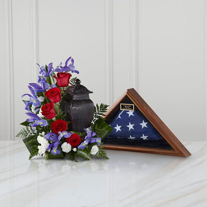 Patriotic Tribute Arrangement – FRIEND'S FLOWERS, Los Angeles CA