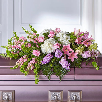 Life's Gratitude Casket Spray – FRIEND'S FLOWERS, Los Angeles CA
