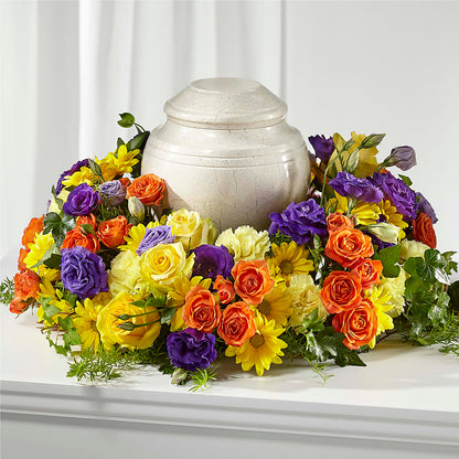 Blossoms of Remembrance Cremation Adornment – FRIEND'S FLOWERS, Los Angeles CA
