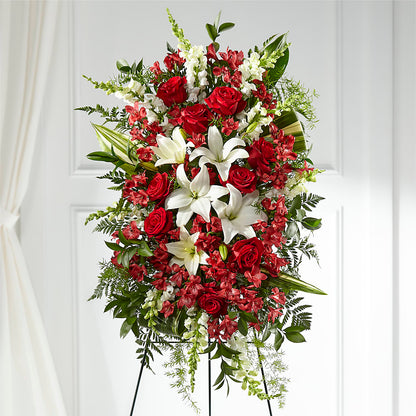 Everlasting Memory Standing Spray – FRIEND'S FLOWERS, Los Angeles CA