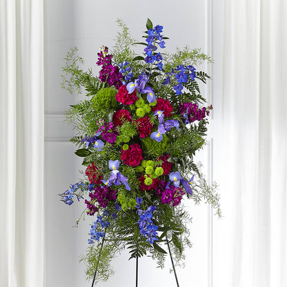 Heavenly Skies Standing Spray – FRIEND'S FLOWERS, Los Angeles CA