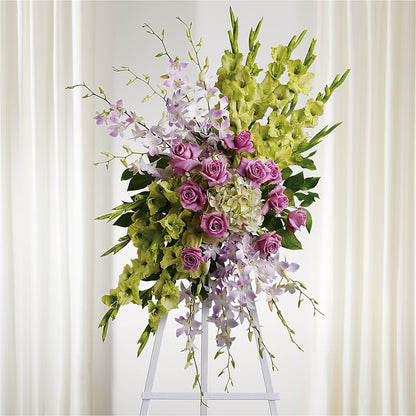 Lasting Legacy Standing Spray – FRIEND'S FLOWERS, Los Angeles CA
