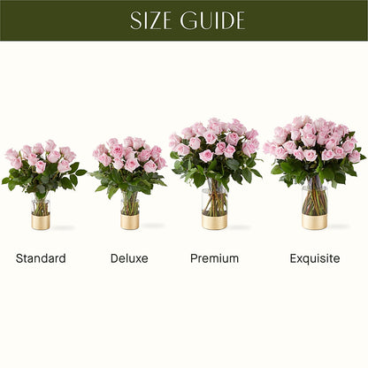 Picture Perfect Pink Rose Bouquet – FRIEND'S FLOWERS, Los Angeles CA