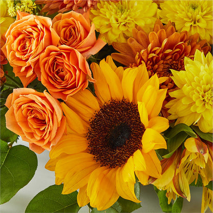 Autumn Harmony Centerpiece – FRIEND'S FLOWERS, Los Angeles CA