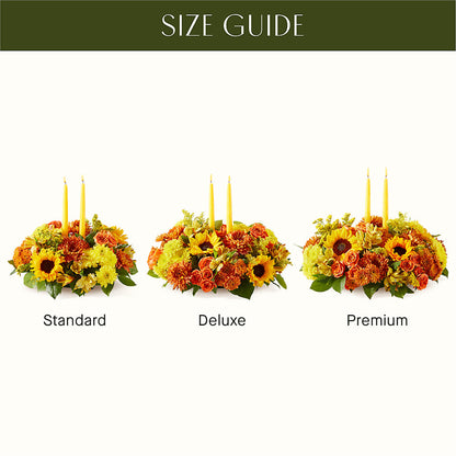 Autumn Harmony Centerpiece – FRIEND'S FLOWERS, Los Angeles CA