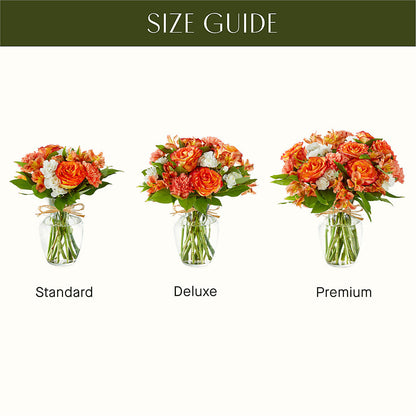 Apricot Glow Bouquet – FRIEND'S FLOWERS, Los Angeles CA