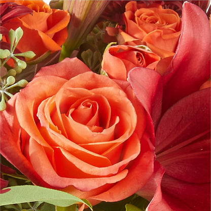 Crimson Leaves Bouquet – FRIEND'S FLOWERS, Los Angeles CA