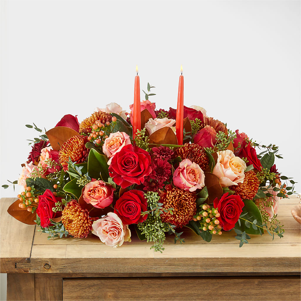 Gather Near Centerpiece – FRIEND'S FLOWERS, Los Angeles CA