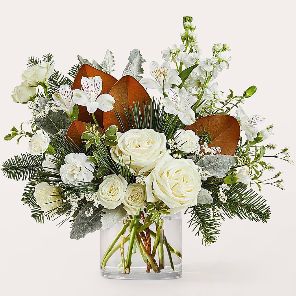 Fresh Snowfall Bouquet – FRIEND'S FLOWERS, Los Angeles CA