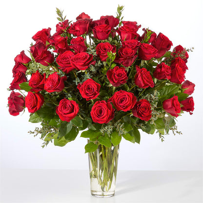 Forever Yours Fifty Stem Red Rose Bouquet – FRIEND'S FLOWERS, Los Angeles CA