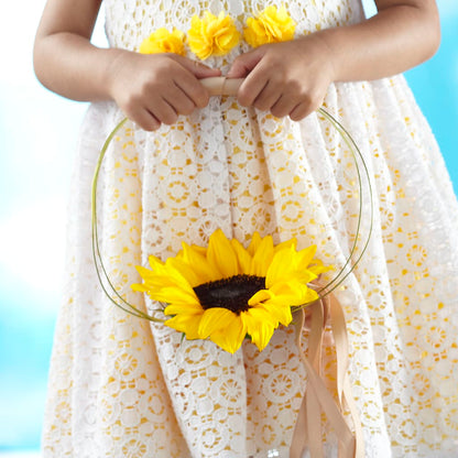 Sweet Sunshine Flower Girl Bouquet – FRIEND'S FLOWERS, Los Angeles CA